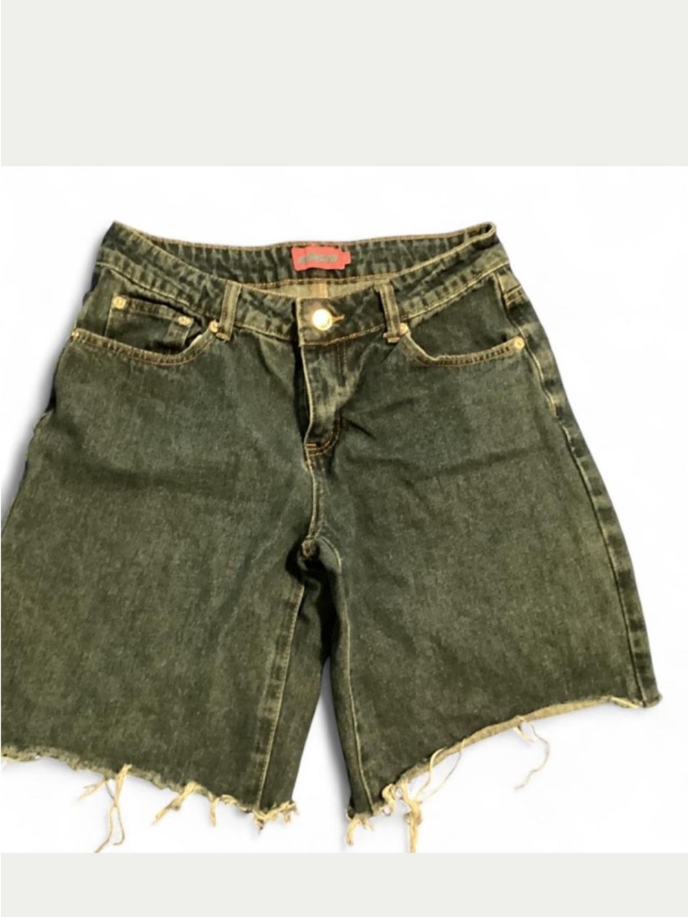 Edikted  Raw Hem Denim Shorts
